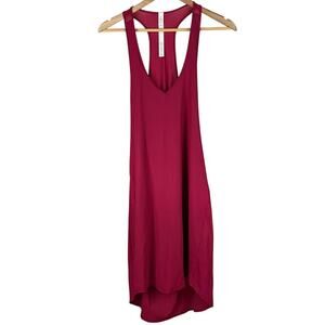 Lululemon Rejuvenate Dress Ruby Red Women's Size 4 Excellent Used Condition
